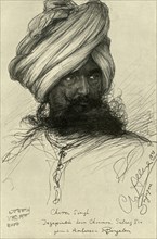 Watchman Chatter Singh, Singapore, 1898. Creator: Christian Wilhelm Allers.
