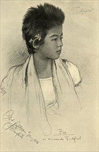 Päo - teenage girl, Bangkok, 1898.  Creator: Christian Wilhelm Allers.