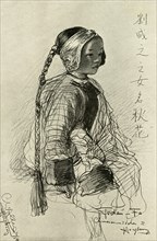 Tschan-Fa - Chinese girl, Hong Kong, 1898.  Creator: Christian Wilhelm Allers.
