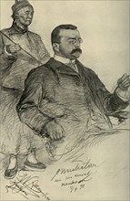 European man, Hankow, China, 1898. Creator: Christian Wilhelm Allers.