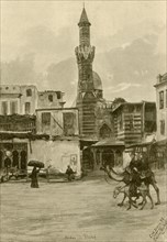 Mosque, Boulaq, Cairo, Egypt, 1898.  Creator: Christian Wilhelm Allers.