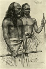 Tamil men, Colombo, Ceylon, 1898. Creator: Christian Wilhelm Allers.
