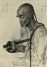 Li-Soe-Nie - man smoking opium, Magalang, Java, 1898.  Creator: Christian Wilhelm Allers.