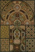 Mosaic floors, Germany, 18th century, (1898).  Creator: Unknown.