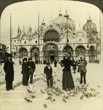 San Marco (east), a marvel of mosaic, marble and gold, Venice, Italy', c1909. Creator: Unknown.