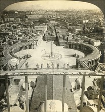 'Rome, the Eternal City, E. from St. Peter's dome', c1909. Creator: Unknown.