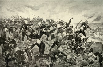'The Battle of Majuba Hill', 1900. Creator: Richard Caton Woodville II.