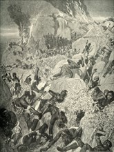 'A Matabele Raid in Mashonaland', 1900. Creator: William Small.
