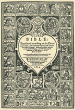 'Title Page of the Geneva Bible', 1614, (1943).  Creator: Unknown.