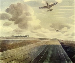 'Runway Perspective', 1941, (1944).  Creator: Eric Ravilious.