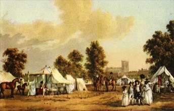 'A Military Camp in St. James' Park During the Gordon Riots, 1780', c1783, (1944). Creator: Paul Sandby.