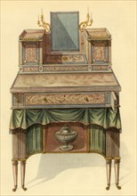 Dressing table in satinwood, 1804, (1946).  Creator: Unknown.