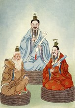 'The Taoist Triad', 1922. Creator: Unknown.