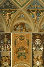 Italian Renaissance ceiling and wall painting, (1898). Creator: Unknown.