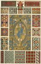 Byzantine incrusted enamel, marbre mosaic, glass mosaic, (1898). Creator: Unknown.