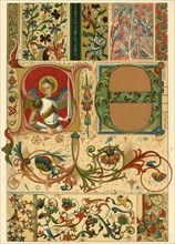Medieval illuminated manuscrits, (1898).  Creator: Unknown.