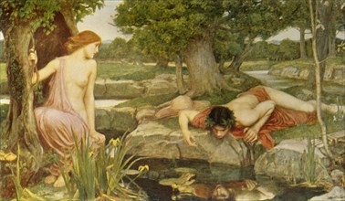 'Echo and Narcissus', 1903, (c1915). Creator: John William Waterhouse.