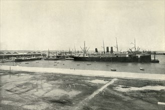 'Vera Cruz: Shipping in the New Harbour', 1919. Creator: Unknown.