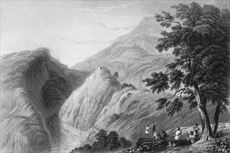 'View near Kursalee', 1838. Creator: George Francis White.
