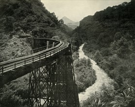 'The Mitlac Ravine: View on the Mexican Railway', 1919. Creator: Unknown.