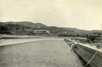 'New Port of Salina Cruz, on the Pacific: The Great Dry Dock', 1919. Creator: Unknown.