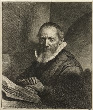 Portrait of Jan Cornelis Sylvius, preacher, 1633. Creator: Rembrandt Harmensz van Rijn.