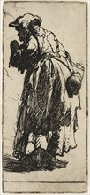 Old beggar woman with a gourd, c.1629. Creator: Rembrandt Harmensz van Rijn.