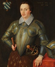 Sir John Shurley of Isfield (1565-1632). Creator: British Painter (dated 1588).