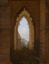 Gothic Windows in the Ruins of the Monastery at Oybin, ca. 1828. Creator: Carl Gustav Carus.