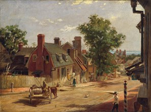 Old Annapolis, Francis Street, 1876. Creator: Francis Blackwell Mayer.