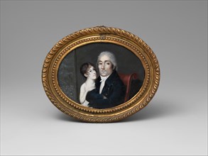 Portrait of a Gentleman and His Daughter, ca. 1805. Creator: François M. Guyol de Guiran.