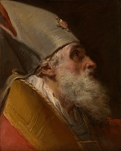 Head of a Bishop, ca. 1770. Creator: Gaetano Gandolfi.