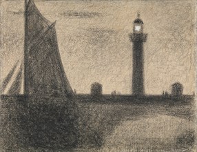 The Lighthouse at Honfleur, 1886. Creator: Georges-Pierre Seurat.