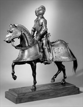 Miniature Italian-Style Armor for Man and Horse, ca. 1860. Creator: Possibly made by Granger LeBlanc (French, active ca. 1840-70).