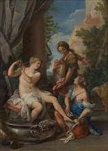 Bathsheba at Her Bath, ca. 1700. Creator: Giuseppe Bartolomeo Chiari.