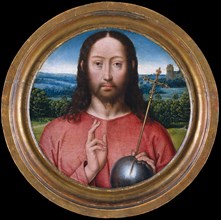 Salvator Mundi, 1480-85. Creator: Workshop of Hans Memling (Netherlandish, Seligenstadt, active by 1465-died 1494 Bruges).
