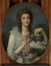 Princess Varvara Nikolaevna Gagarina (1762-1802), ca. 1780-82. Creator: Jean-Baptiste Greuze.
