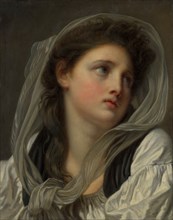 Head of a Young Woman, possibly 1780s. Creator: Jean-Baptiste Greuze.