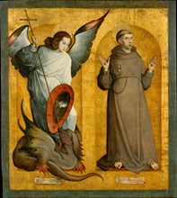 Saints Michael and Francis, ca. 1505-9. Creator: Juan de Flandes, the Elder.