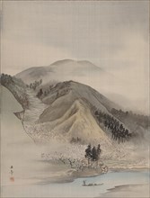 Blossoms by a River, 1800. Creator: Gyokusho Kawabata.