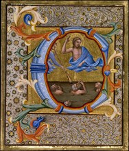 Last Judgment in an Initial C, ca. 1406-7. Creator: Lorenzo Monaco.