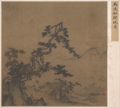 Viewing the Moon under a Pine Tree, early 13th century. Creator: Ma, Yuan.