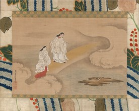 The God Izanagi and Goddess Izanami, 18th century. Creator: Nishikawa Sukenobu.