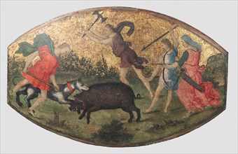 Hunt of the Calydonian Boar, ca. 1509. Creator: Bernardino Pinturicchio.