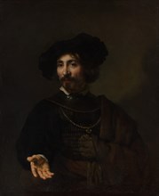 Man with a Steel Gorget. Creator: Style of Rembrandt (Dutch, second or third quarter 17th century).