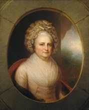 Martha Washington, ca. 1850. Creators: Rembrandt Peale, Martha Washington.
