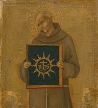 Saint Bernardino, 1450-60. Creator: Sano di Pietro.