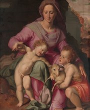 Madonna and Child with the Infant Saint John the Baptist, early 1570s. Creator: Santi di Tito.