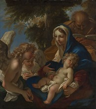 The Holy Family with Angels, ca. 1700. Creator: Sebastiano Ricci.