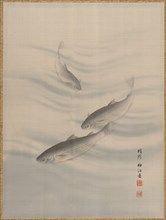 Fishes Swimming, ca. 1890-92. Creator: Seki Shuko.